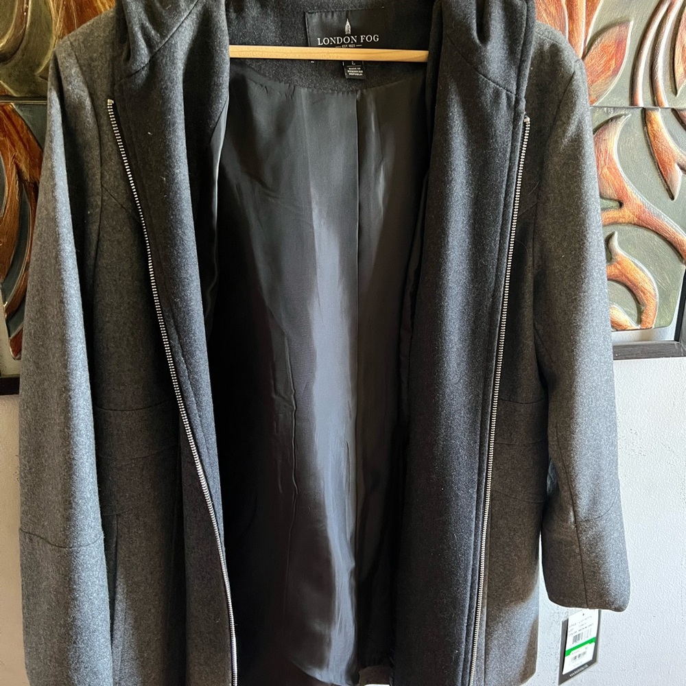 London Fog women Charcoal  Coat